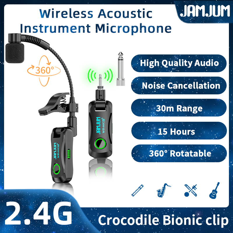 JAMJUM WS-MIC2 Wireless Saxoph - Tippet Line review and price