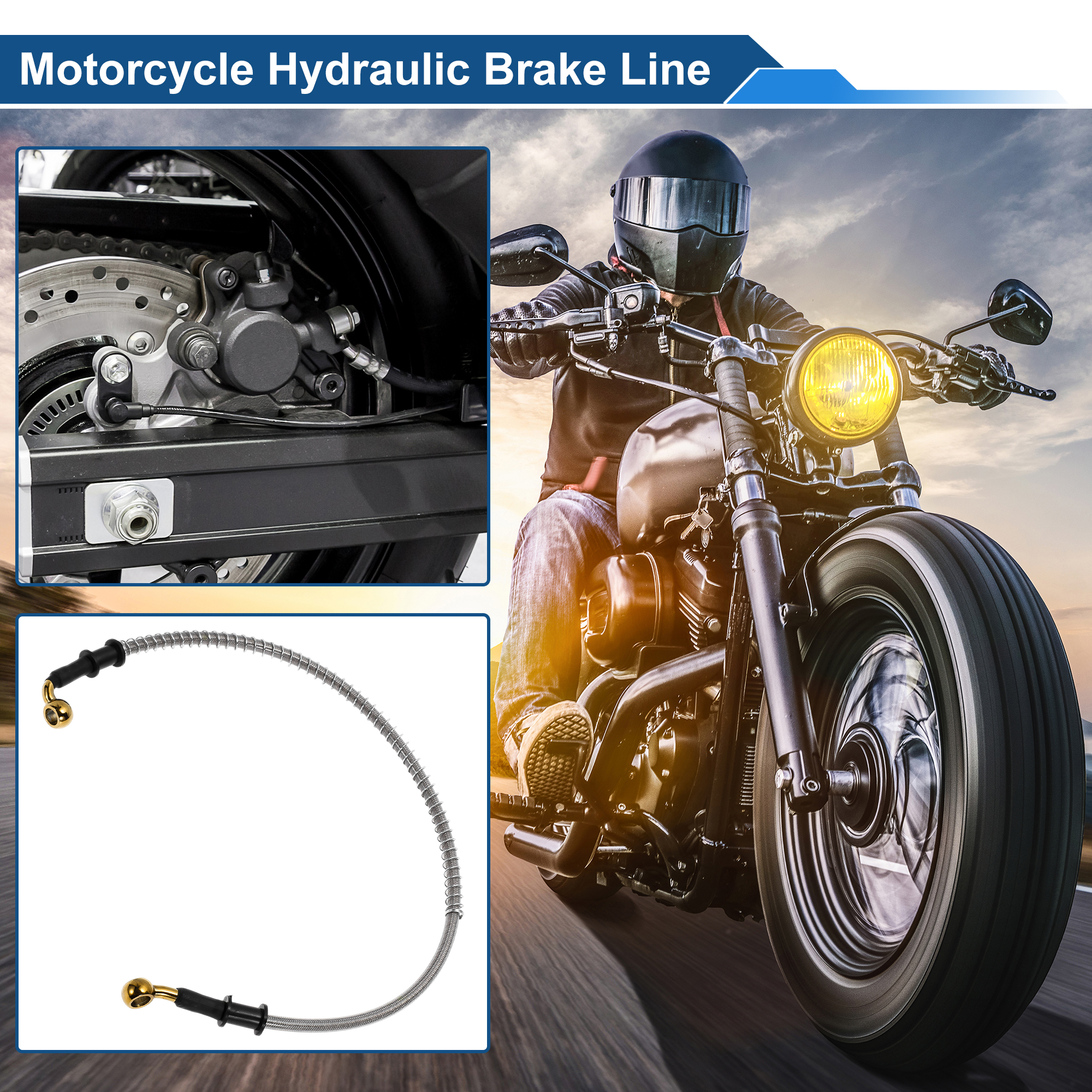 UXCELL 60cm Motorcycle Brake C - Braided Line review and price