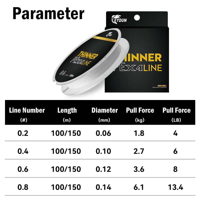 LEYDUN Micro THINNER Fishing L - Ice Fishing Line review and price