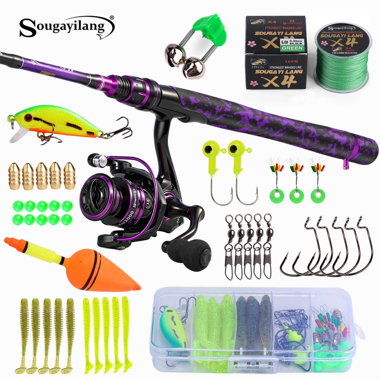 Sougayilang Spinning Fishing R - Freshwater Line review and price