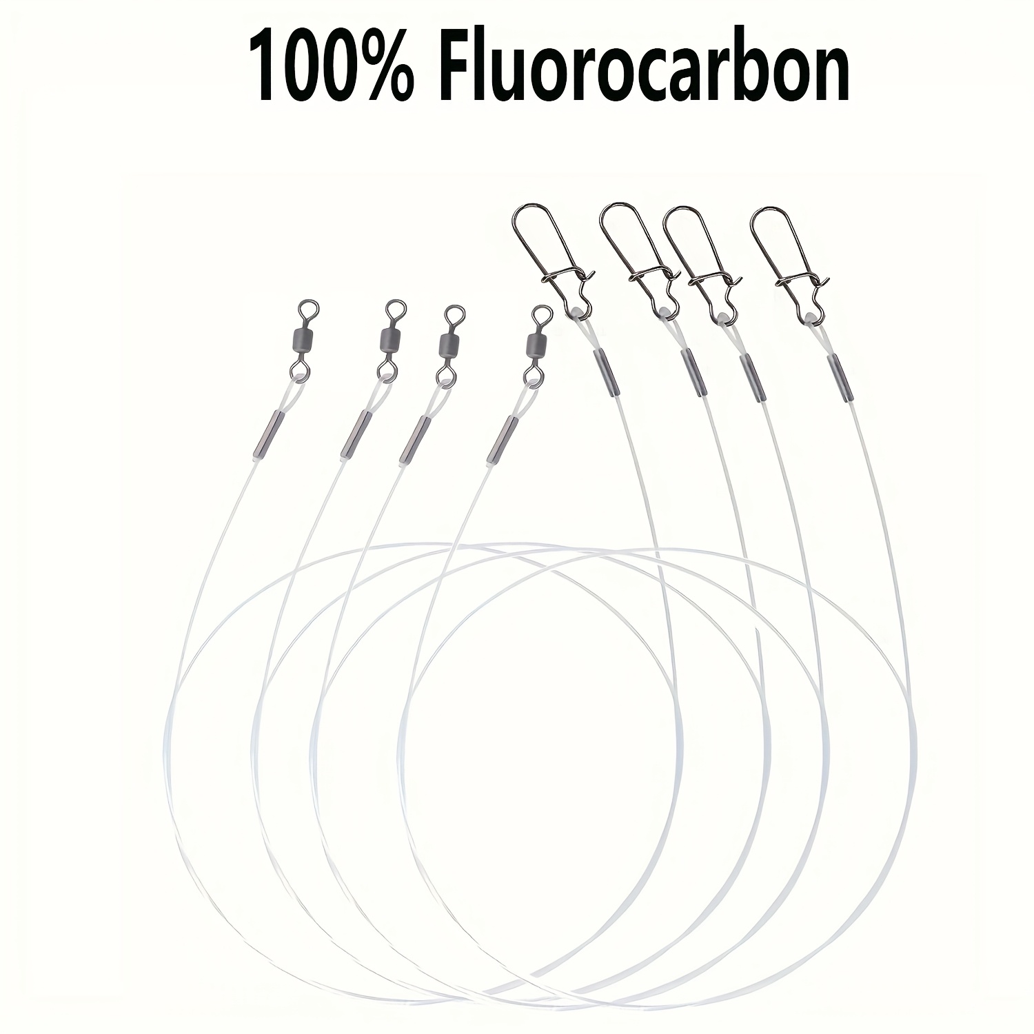 12Pcs 100% Fluorocarbon Fishin - Fluorocarbon Line review and price