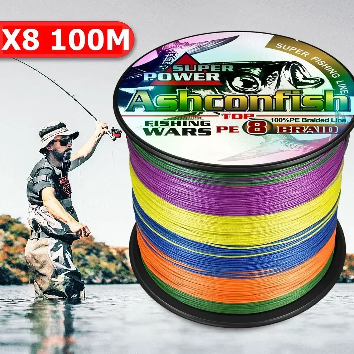 Ashconfish X8 Upgrade Braid Fi - Ice Fishing Line review and price