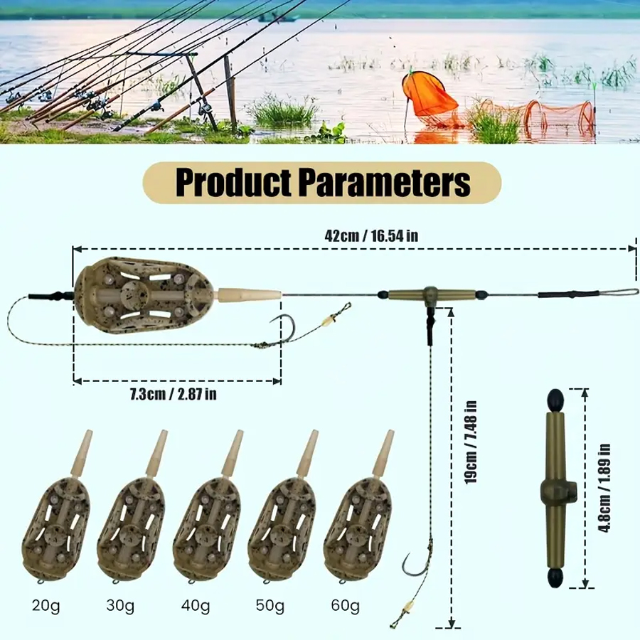 Carp Fishing Pre-Tied Hair Rig - Leader Line review and price