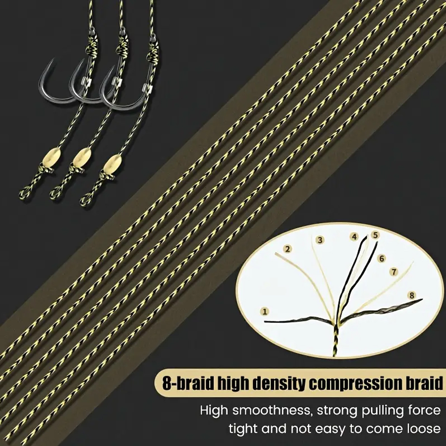 Carp Fishing Pre-Tied Hair Rig - Leader Line review and price
