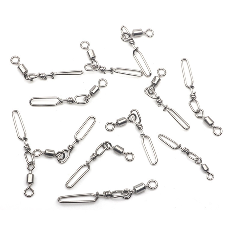 10Pcs Stainless Steel Quick Sn - Saltwater Line review and price