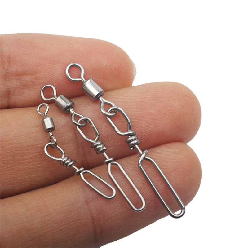 10Pcs Stainless Steel Quick Sn - Saltwater Line review and price