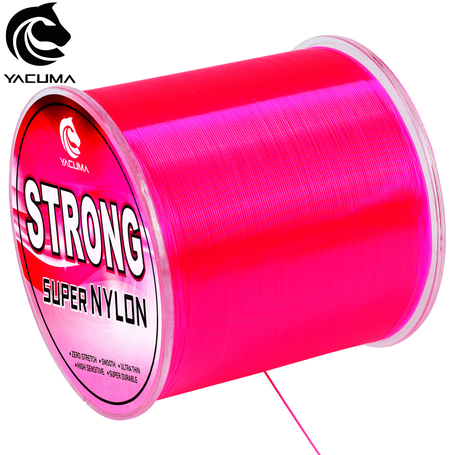 YACUMA 500M-546YDS Strong Pink - Fluorocarbon Line review and price