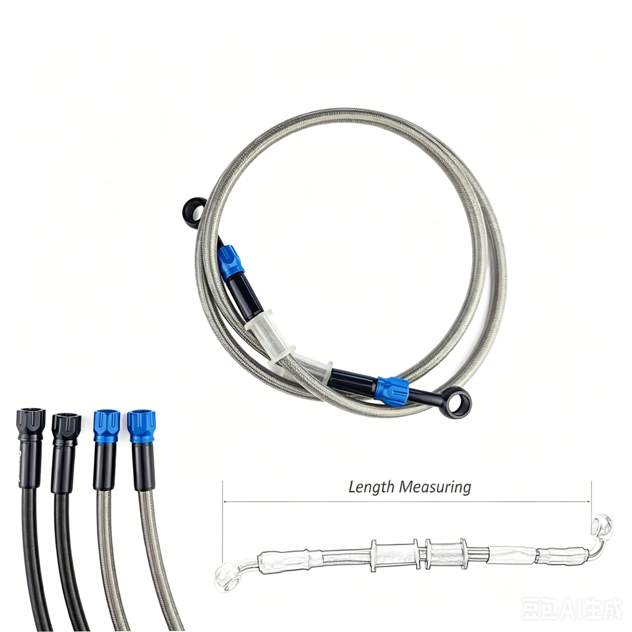 Motorcycle Brake Hose AN3 Brai - Braided Line review and price