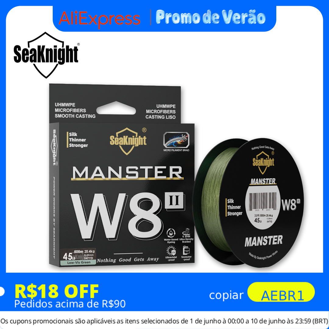 SeaKnight Brand W8 II 300M PE  - Ice Fishing Line review and price