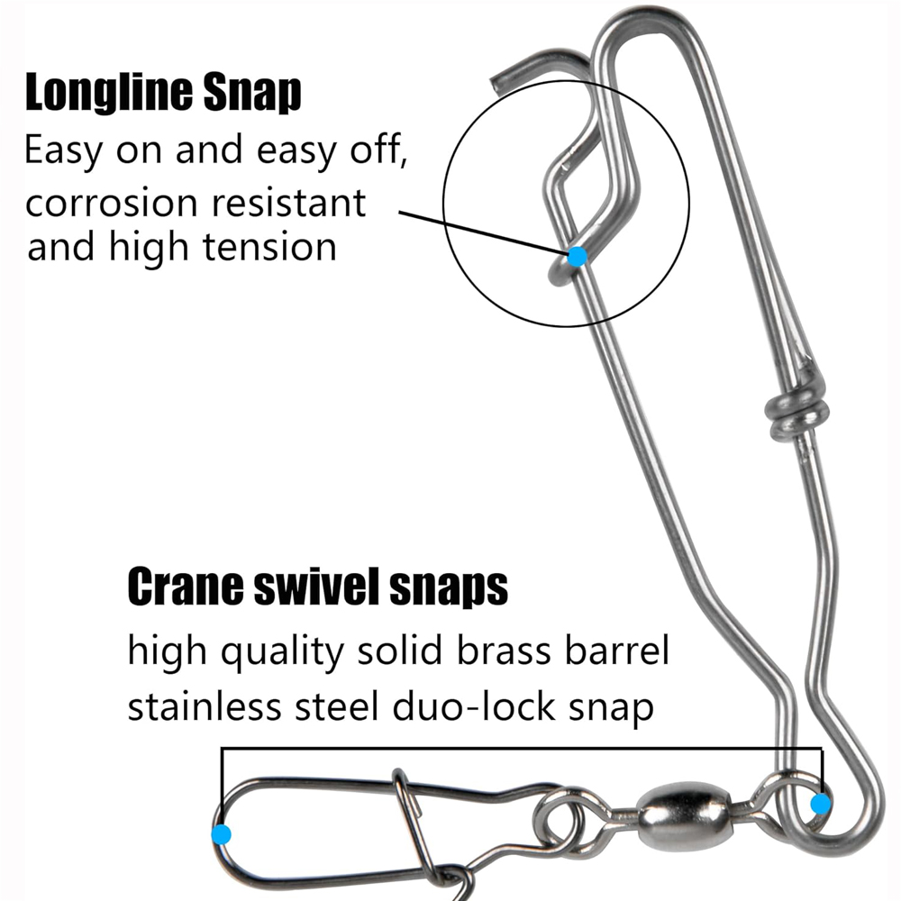 5Pcs Decoy Long Line Clips Lon - Saltwater Line review and price
