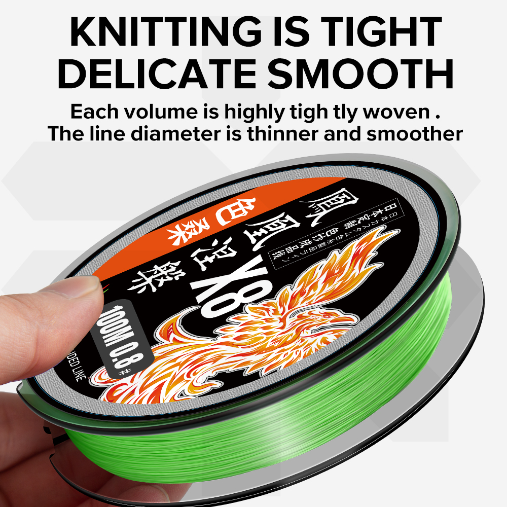 ZUKIBO Phoenix 8 Strand PE Bra - Ice Fishing Line review and price