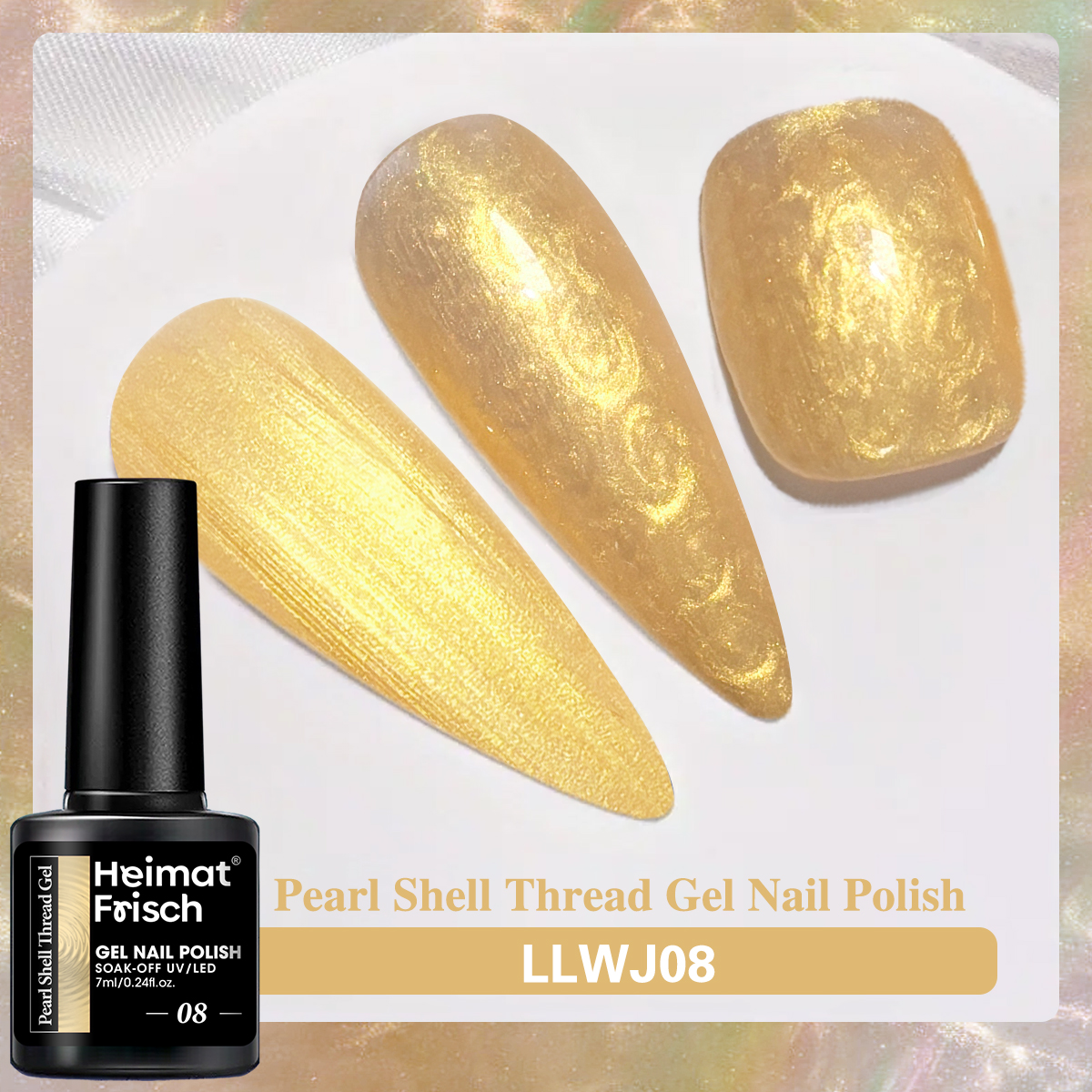 1 piece of shell line gel nail - Copolymer Line review and price