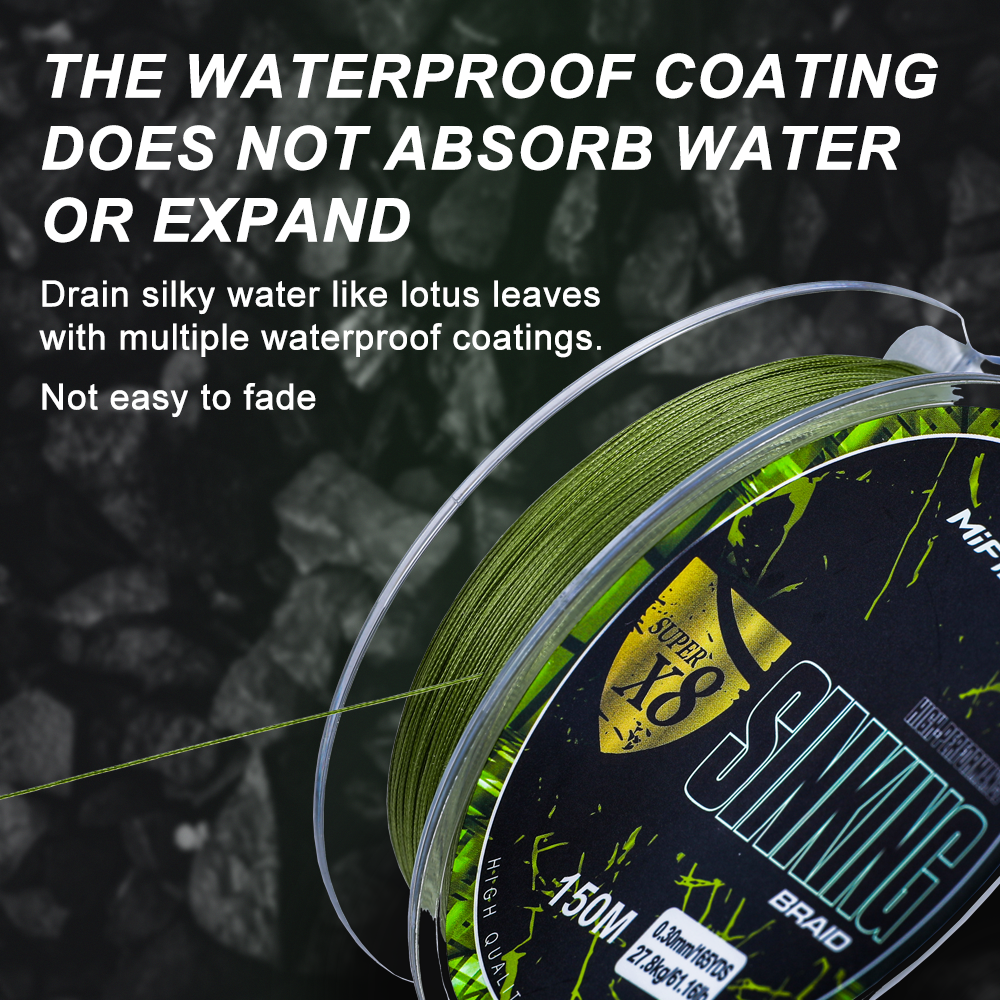 MIFINE SINKING X8 High-Perform - Ice Fishing Line review and price