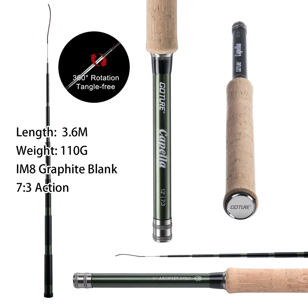 Goture 12FT Classical Tenkara  - Saltwater Line review and price